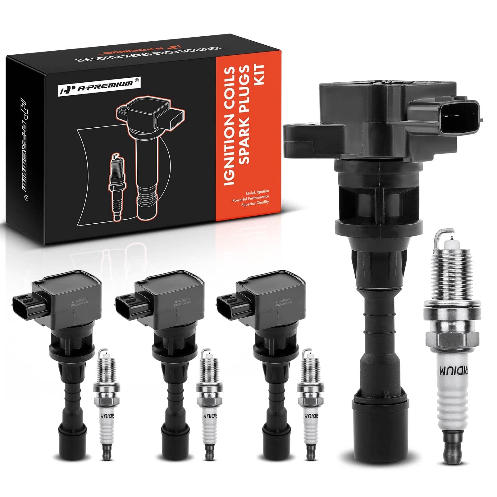 Amazon.com: A-Premium Ignition Coils and Spark Plugs Kits